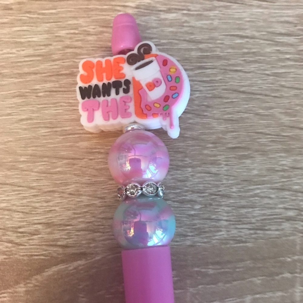 Sassy sayings donut pen